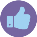 Icon of thumbs up