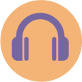 Icon of headphones