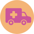 Icon of ambulance