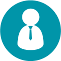 Icon of a person wearing a tie